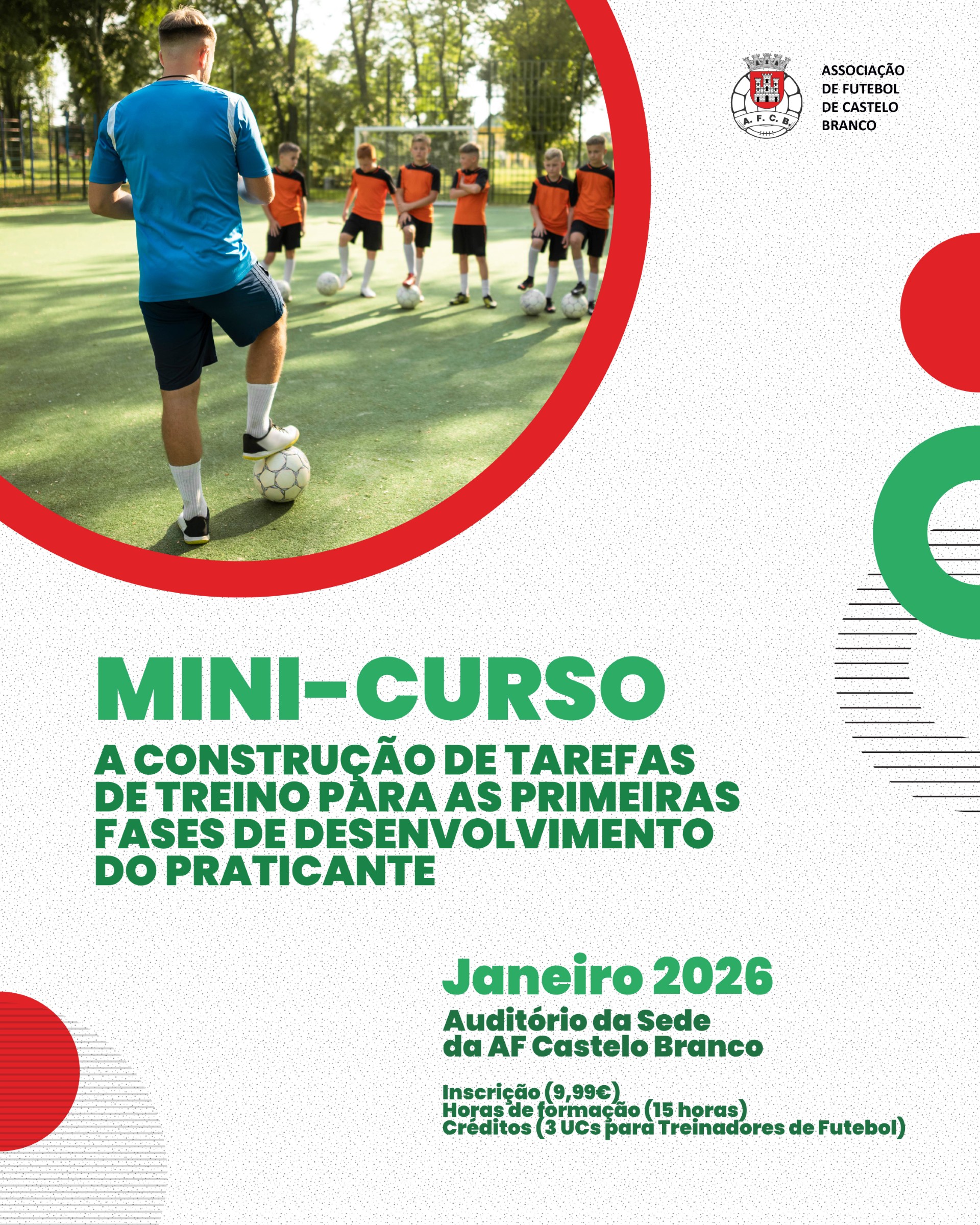 AFCB organiza Mini-Curso direcionado para Treinadores de Futebol